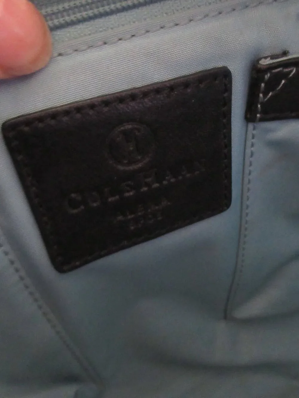 Cole Haan hobo bag black leather shoulder purse handbag